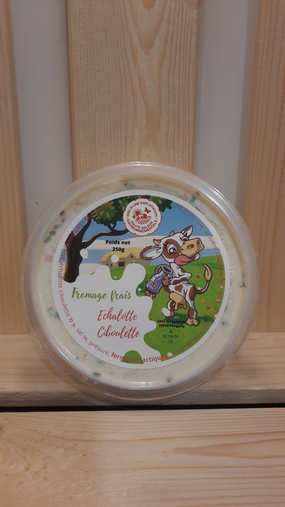 Fromage Frais Echalotes Ciboulette G La Ferme Moulin Tizon